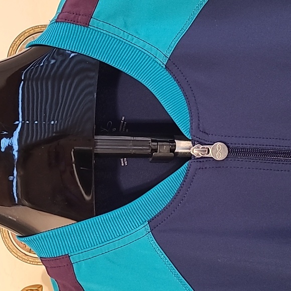 CHEROKEE INFINITY ZIP-UP SCRUB JACKET WOMENS SIZE 2XL - Picture 2 of 12